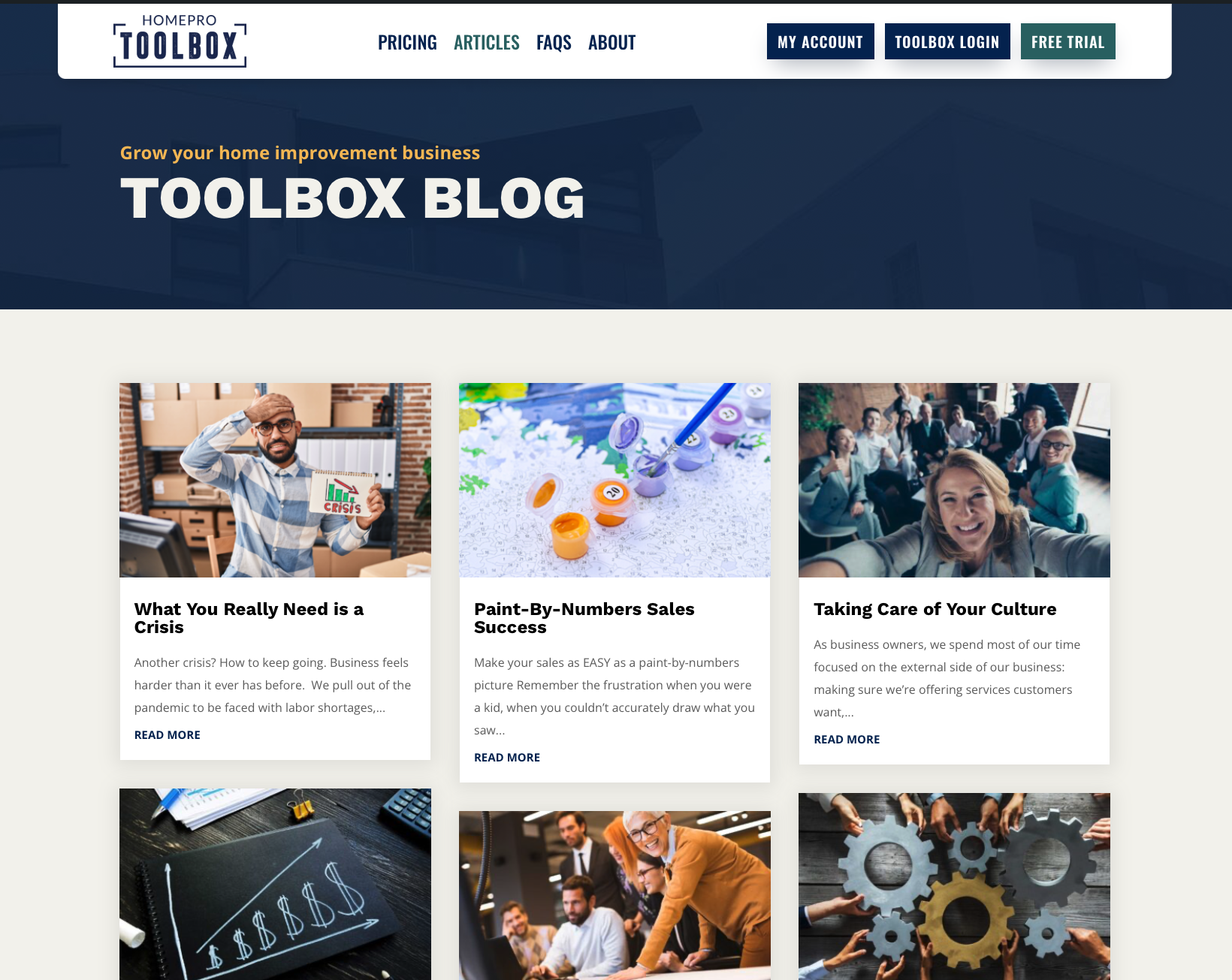 Homepro Toolbox: Website (image 2)