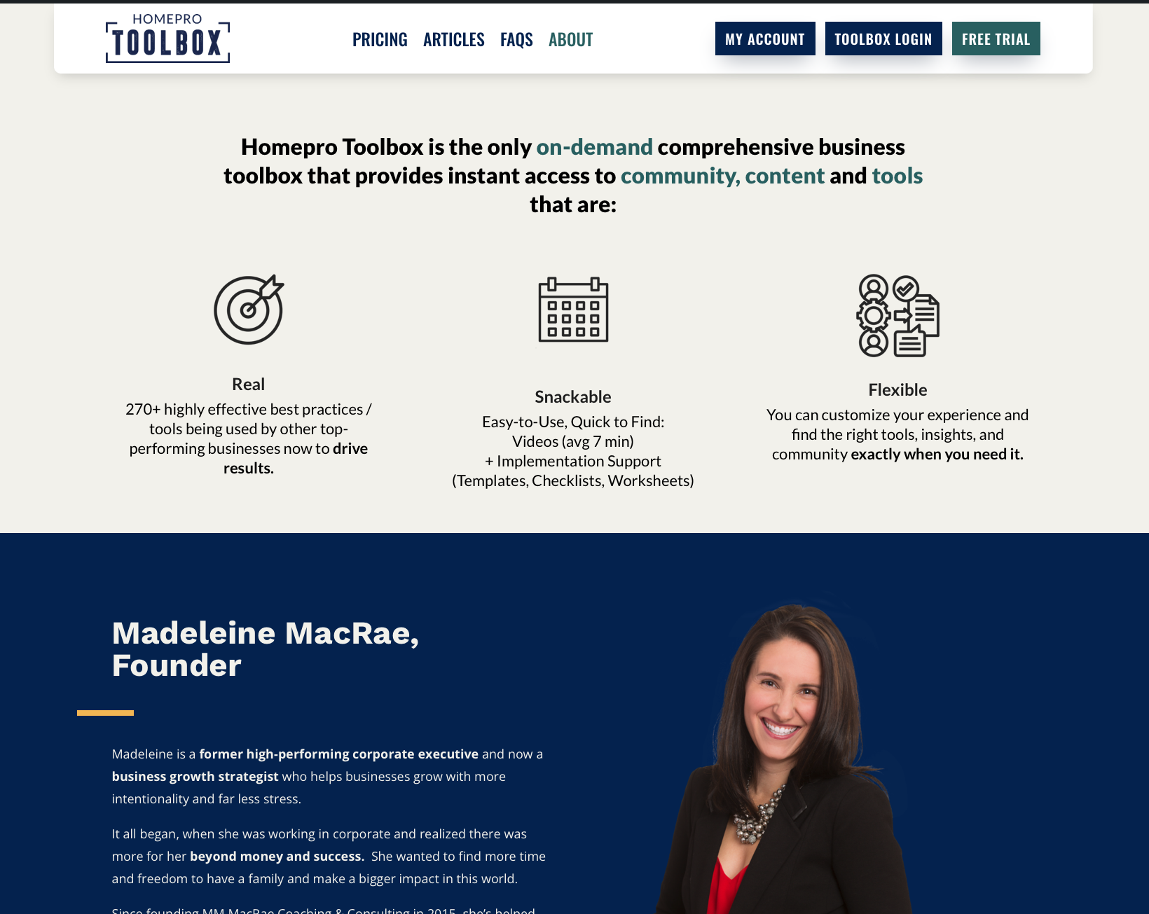 Homepro Toolbox: Website (image 4)