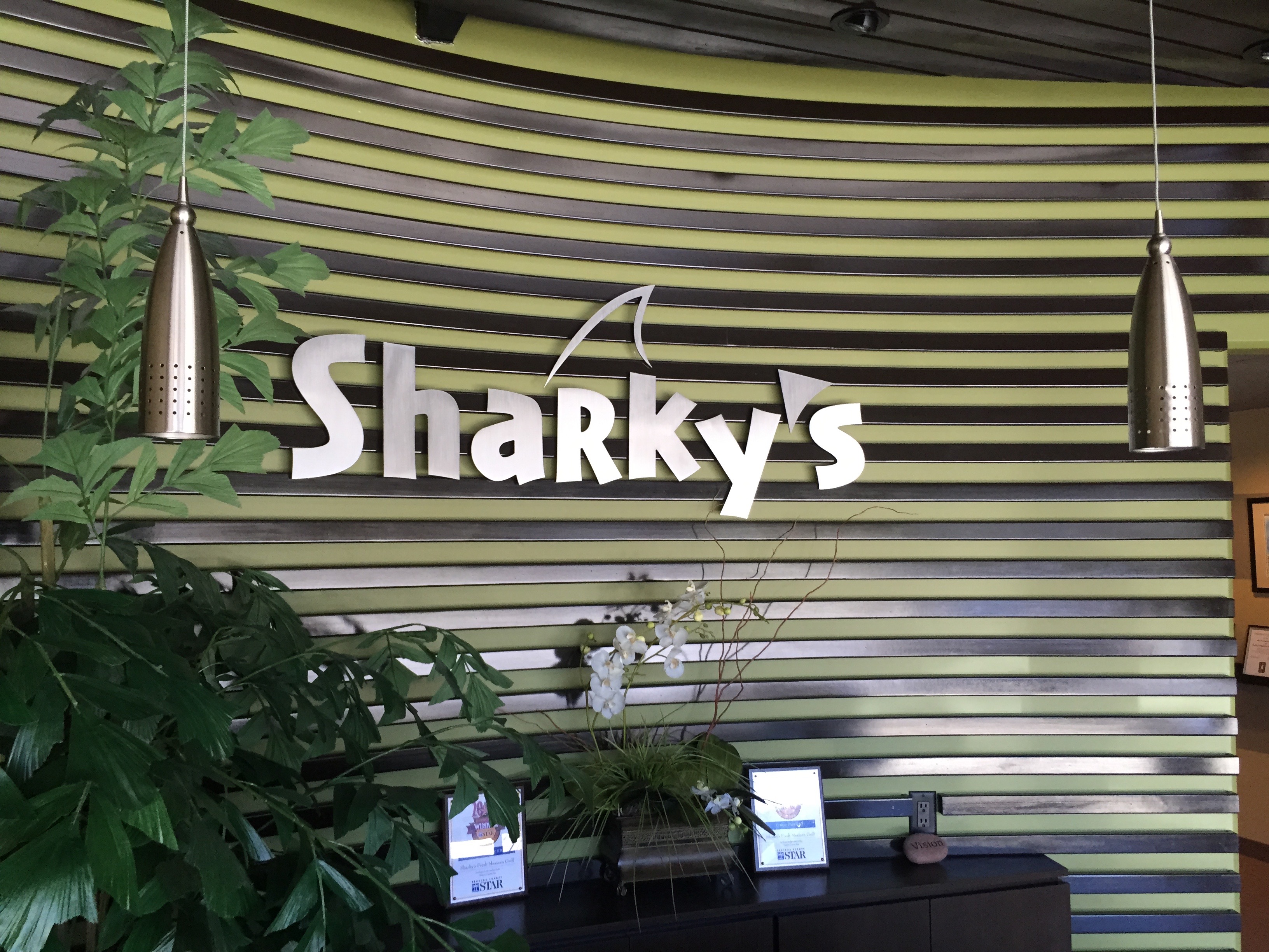 Sharky's Woodfired Mexican Grill: Menus and Interior Signage (image 7)
