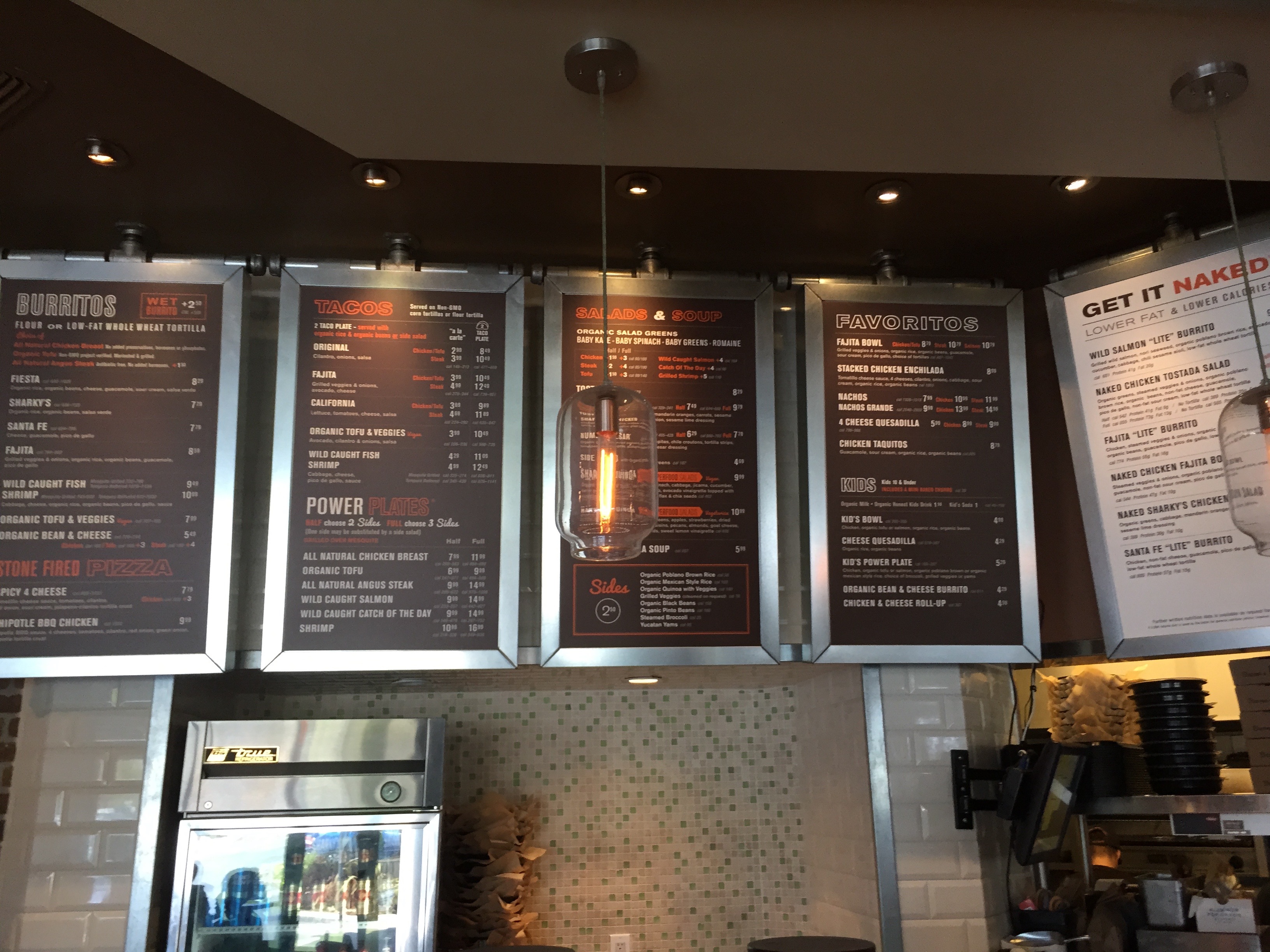 Sharky's Woodfired Mexican Grill: Menus and Interior Signage (image 6)