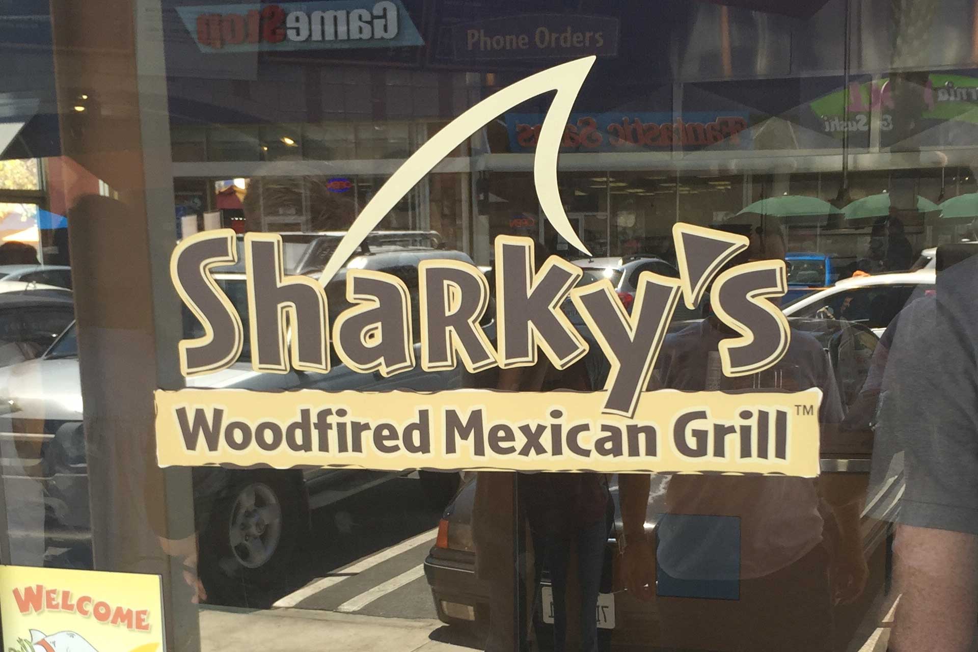 Sharky's Woodfired Mexican Grill: Menus and Interior Signage (image 4)
