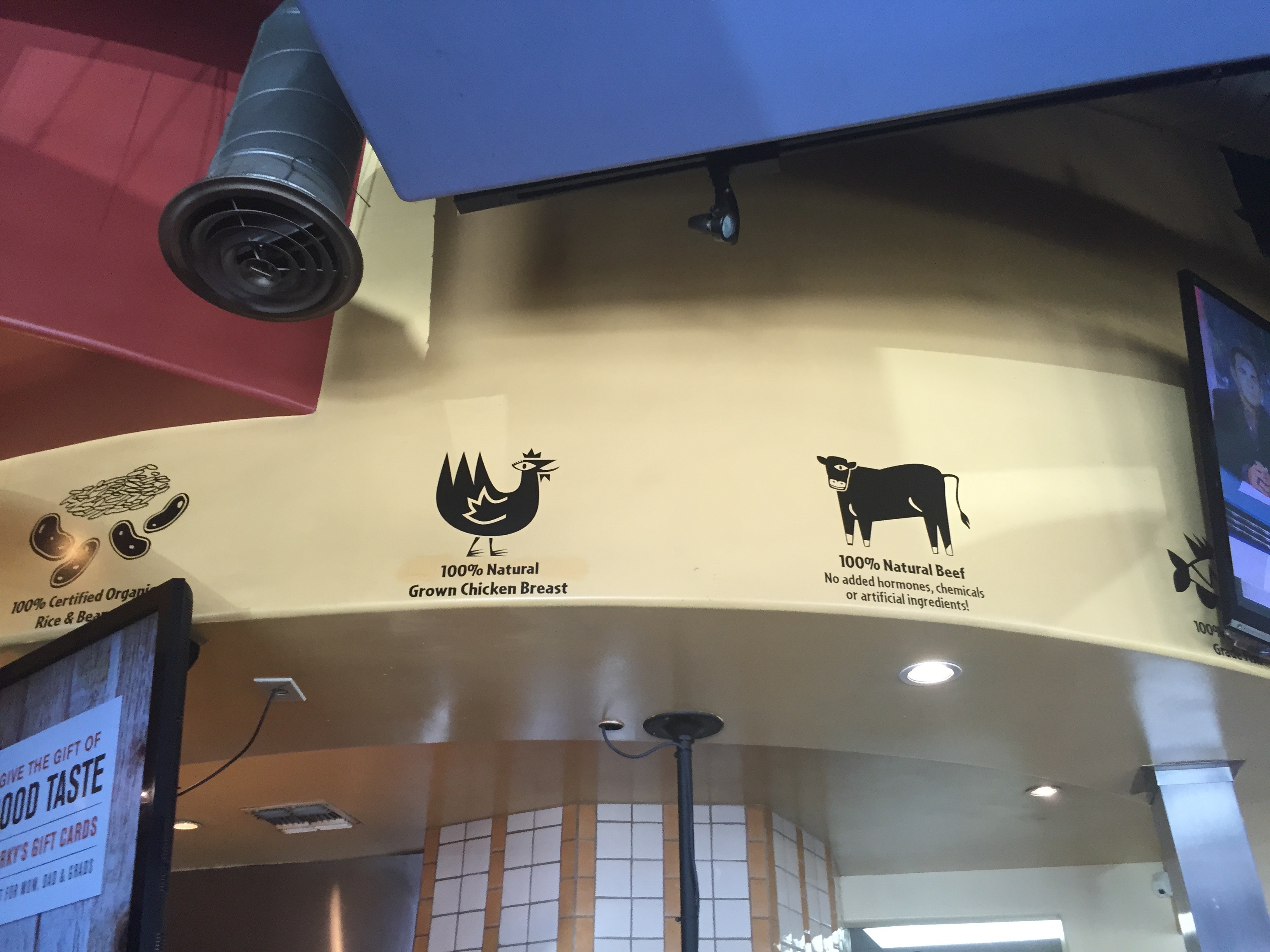 Sharky's Woodfired Mexican Grill: Menus and Interior Signage (image 1)