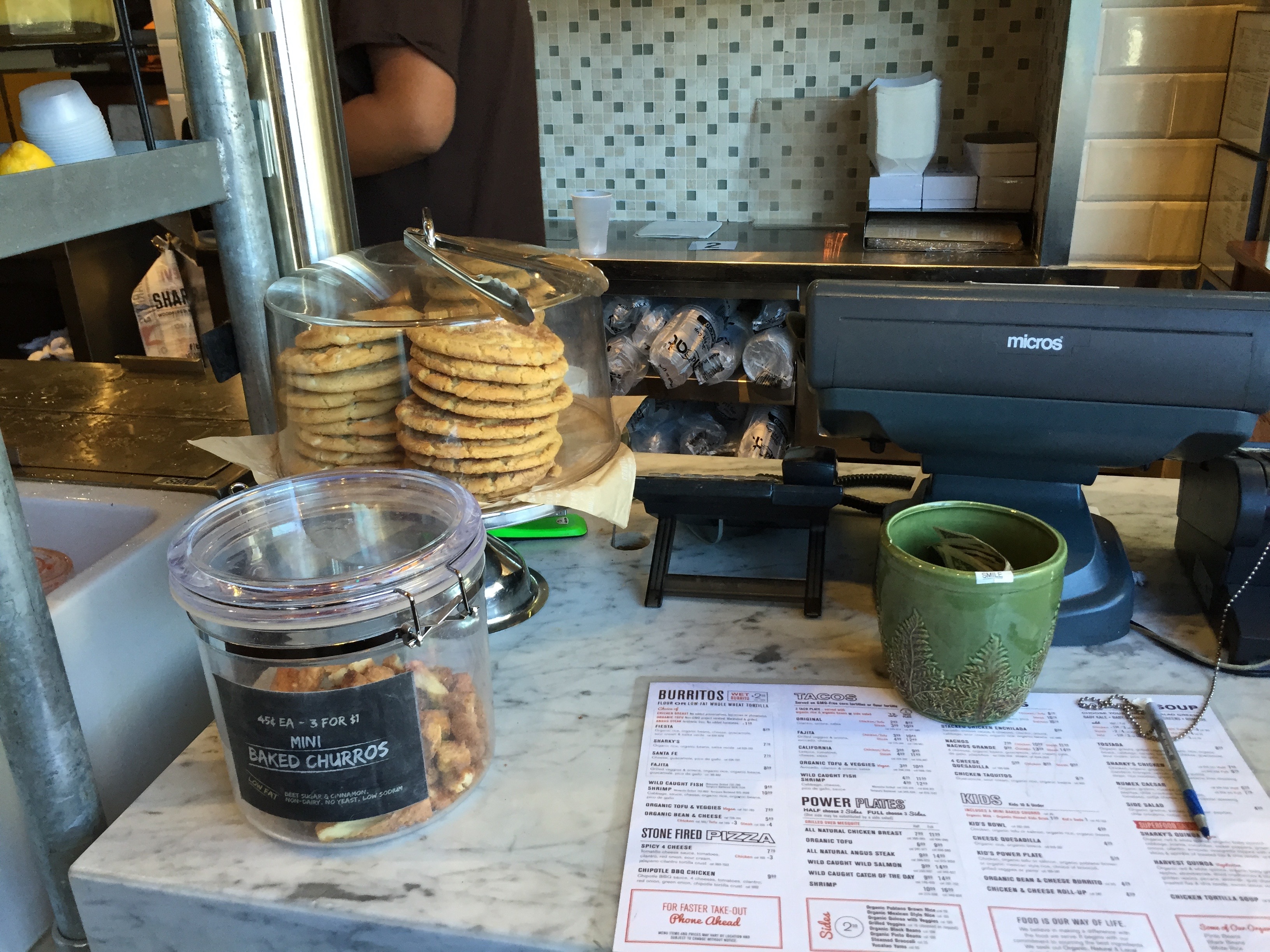 Sharky's Woodfired Mexican Grill: Menus and Interior Signage (image 3)