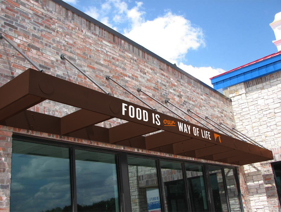 Sharky's Woodfired Mexican Grill: Awnings & Exterior (image 2)