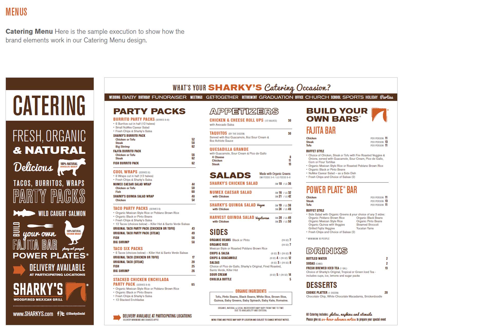Sharky's Woodfired Mexican Grill: Menus (image 2)