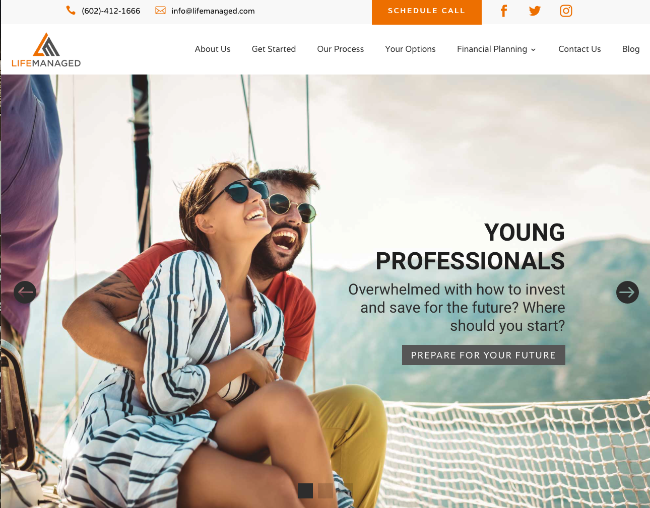 Life Managed: Website (image 3)