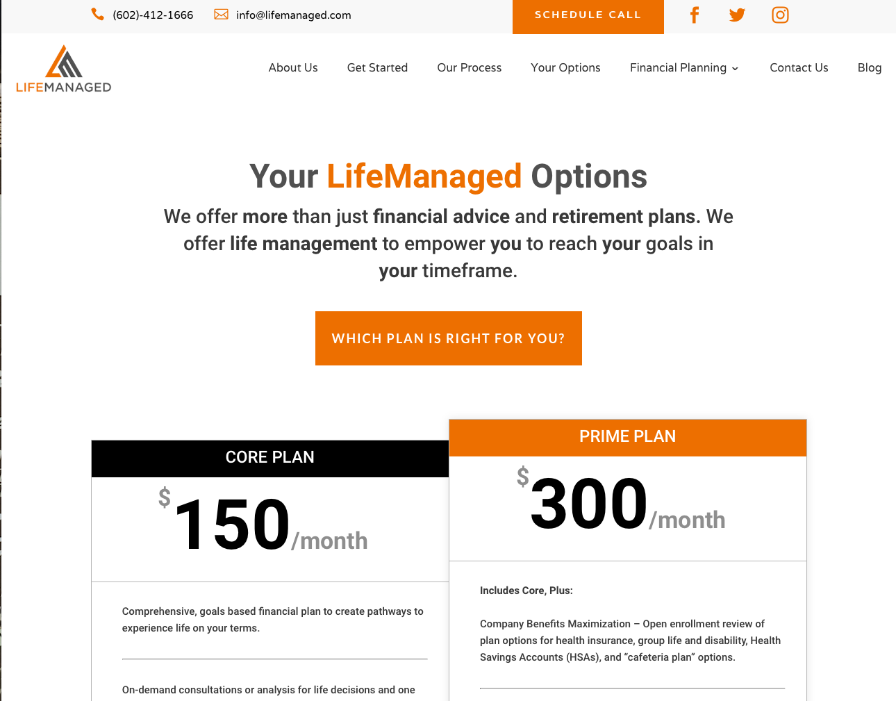 Life Managed: Website (image 5)