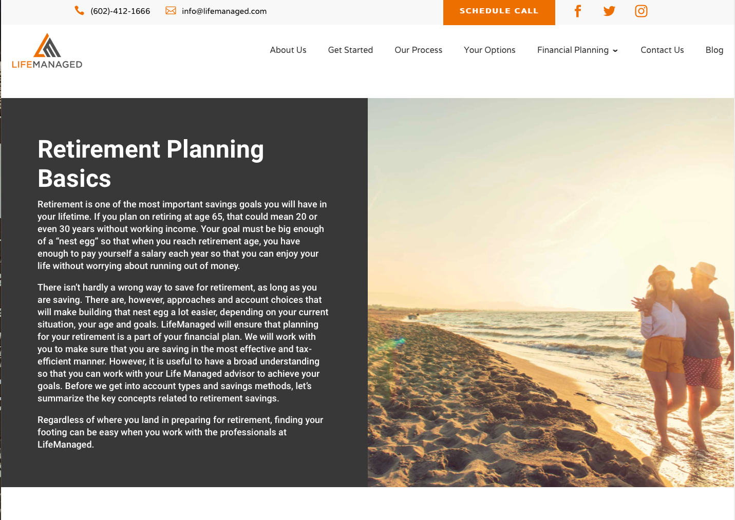Life Managed: Website (image 6)