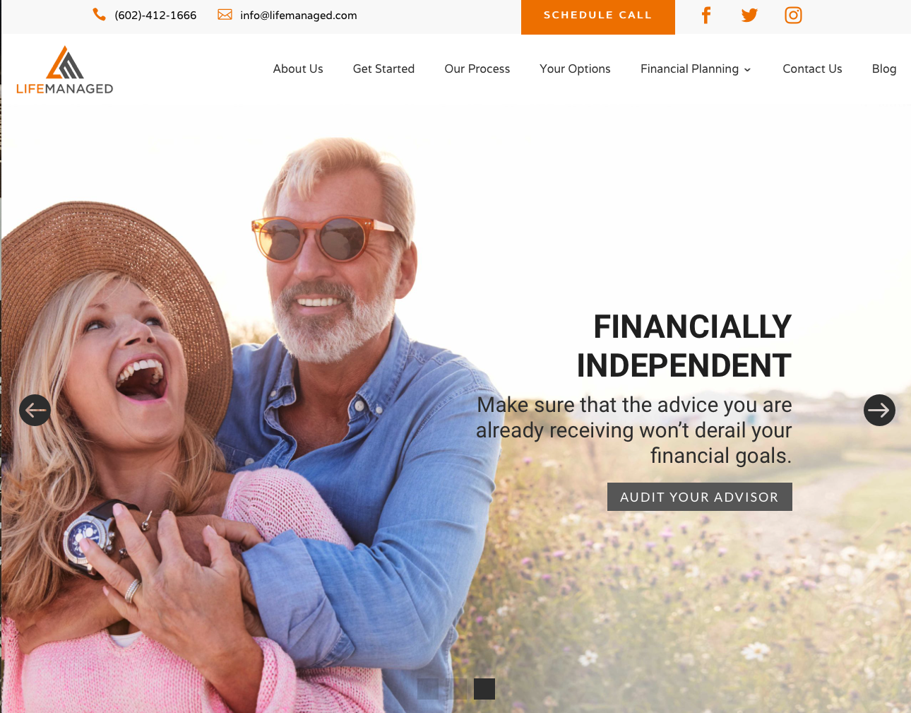 Life Managed: Website (image 2)